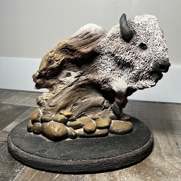 Vtg The Series of Evolution: "Prairie Thunder" Bison by Bill Vernon #134 of 3016